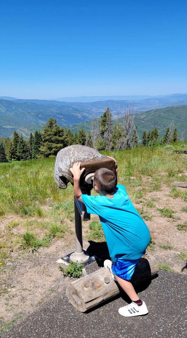Cole checks out the mountains 1