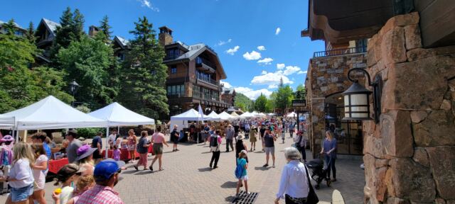 Vail Farmer's Market views 6
