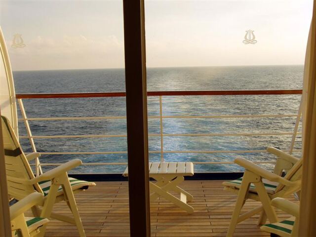 PO - looking aft off of the balcony