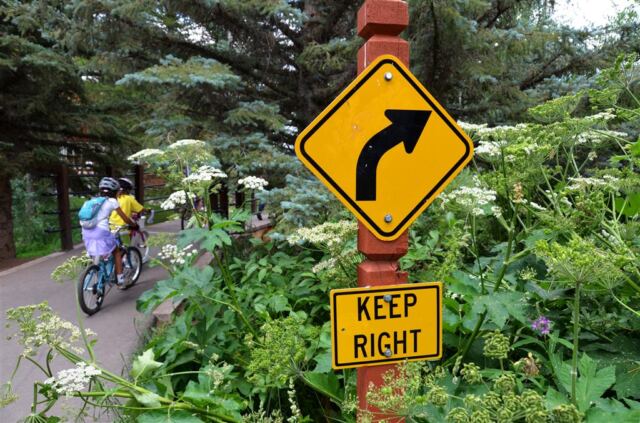 Seriously - keep right