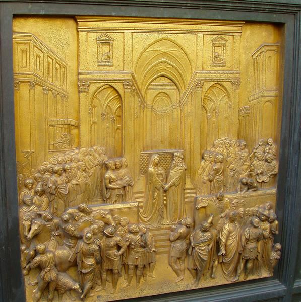 PO - Baptistry gold door panel detail (6)