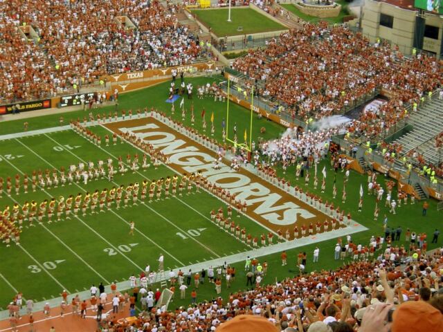 Horns take the field for 2008