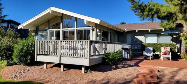 Our VRBO back patio