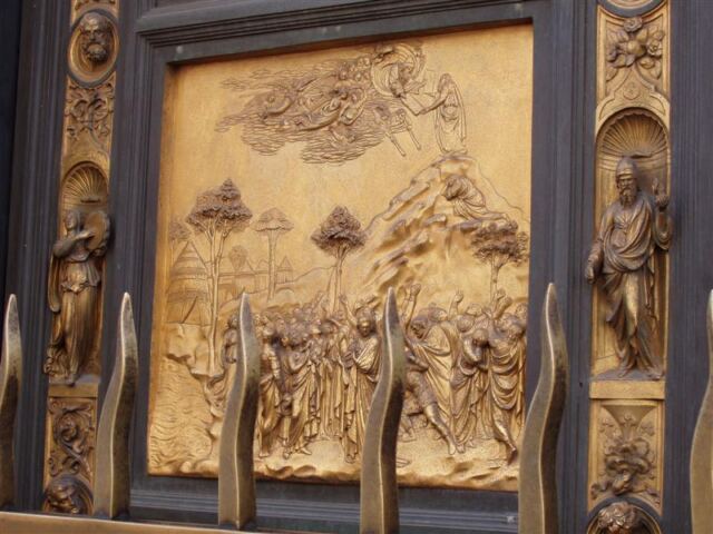 PO - Baptistry gold door panel detail (3)
