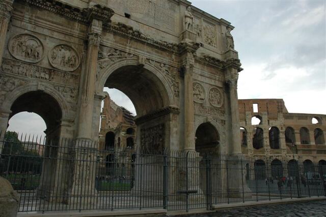 Arch and Colosseum