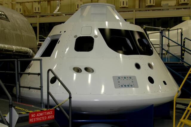 Orion capsule mockup