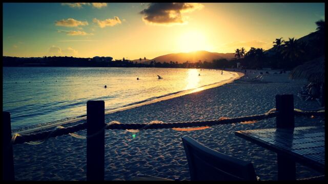 Sunset over Emerald Beach
