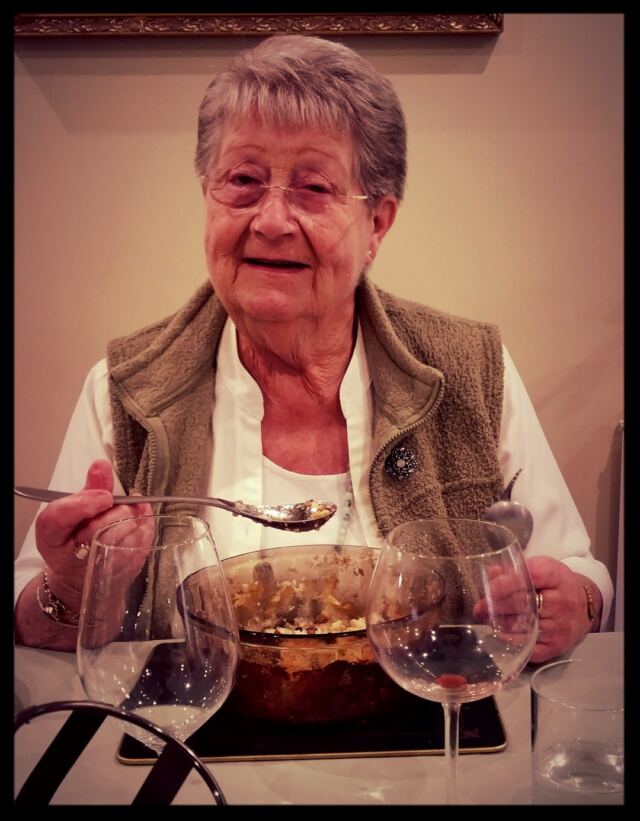 Jean finishes the bowl