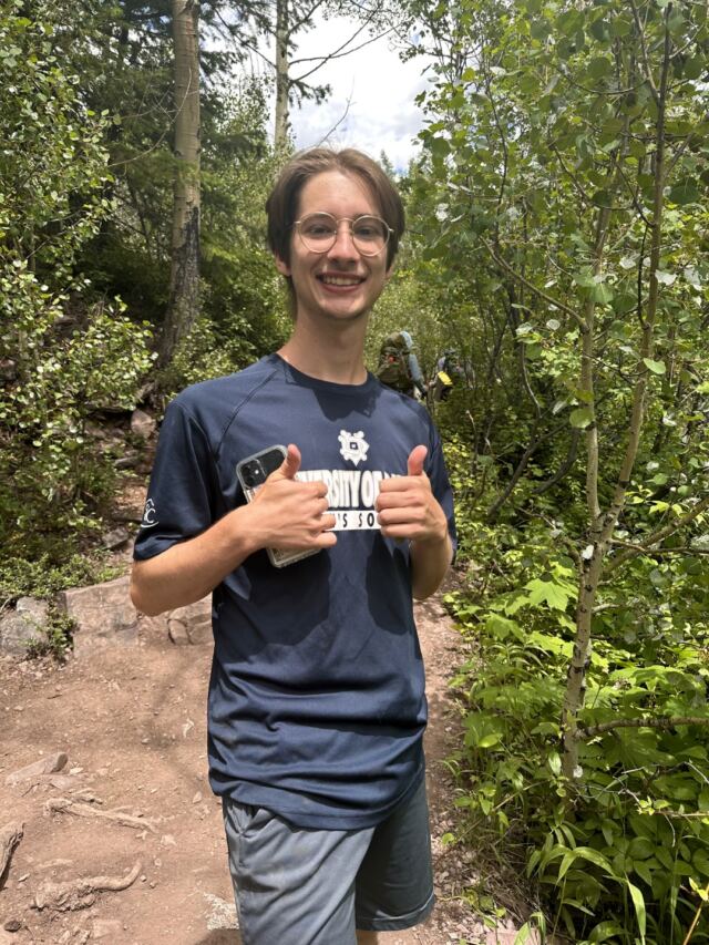 Happy to be heading down
