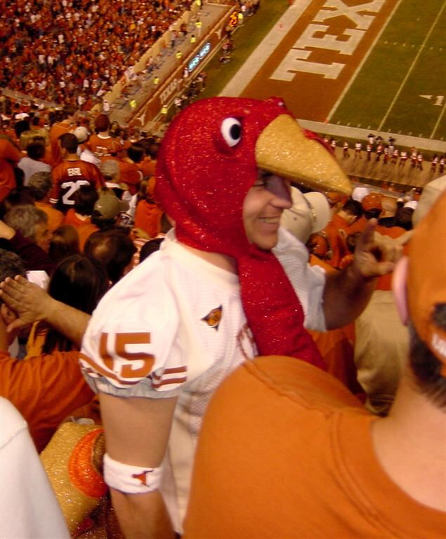 Turkey-guy getting his picture taken