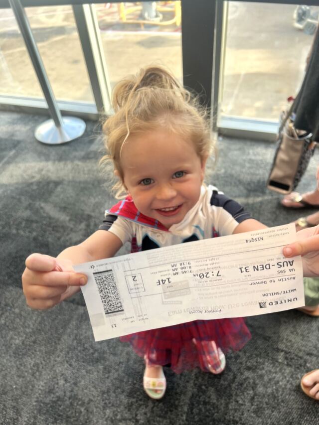 Shiloh has her ticket