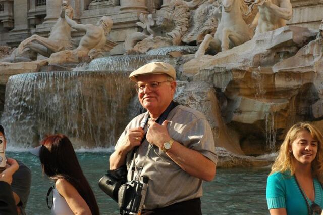 Paul at Trevi Fountain