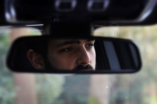 Andrew in the LR mirror
