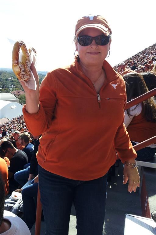 Halftime pretzel run!