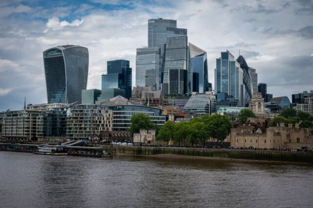 City of London from Tower Bridge