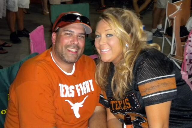 Shane and Aleena - tailgatin'