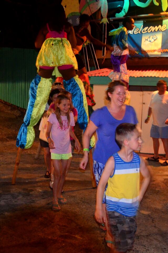 Alex in the Jumbies show