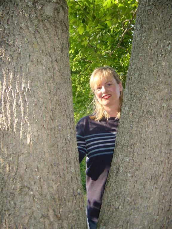 Kathy in the trees