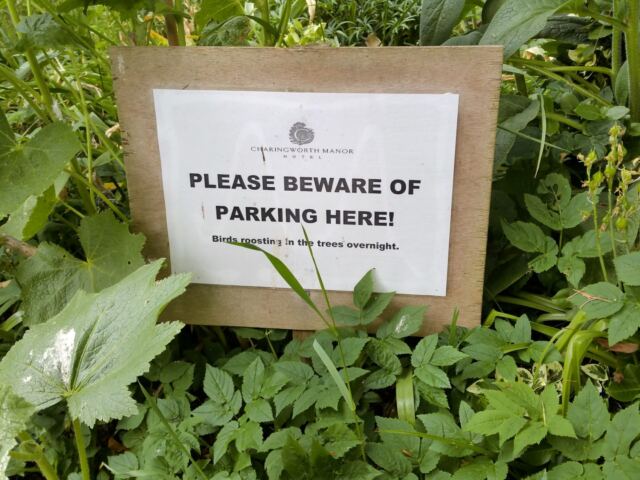 Beware of parking here!