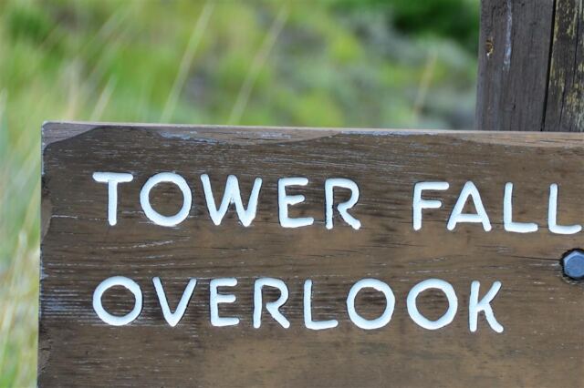 Tower Fall sign