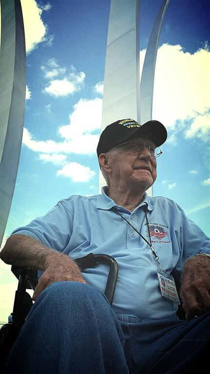 grandpa at the usaf memorial