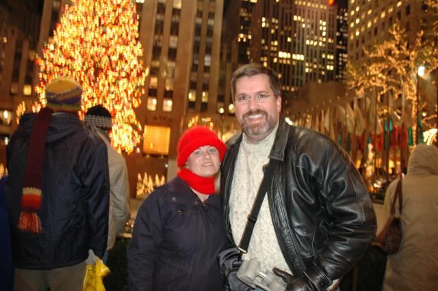 Kathy and Roger at Rockefeller Center