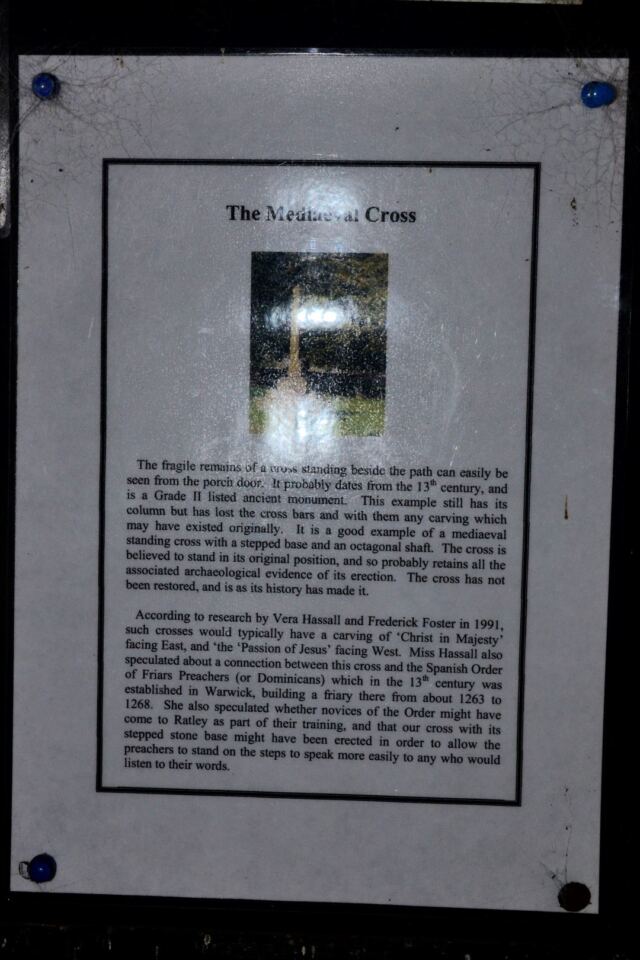 St Peter Ad Vincula - Medeival Cross description