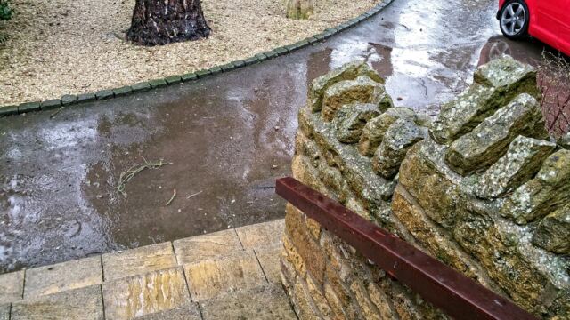It's rainy this morning