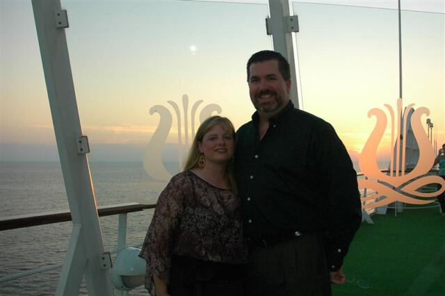 RK and sunset