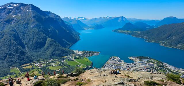 Andalsnes - Fjords views from atop Nesaksla Mountain 04