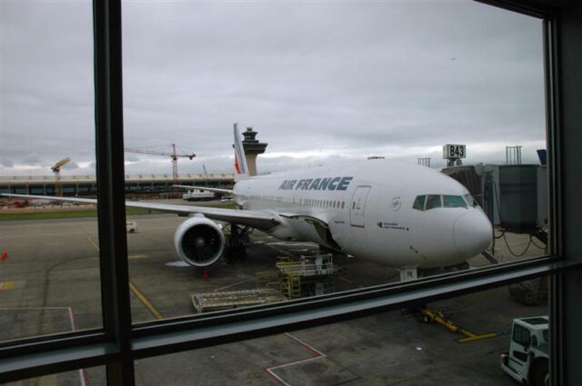 Our 777 from D.C. to Paris