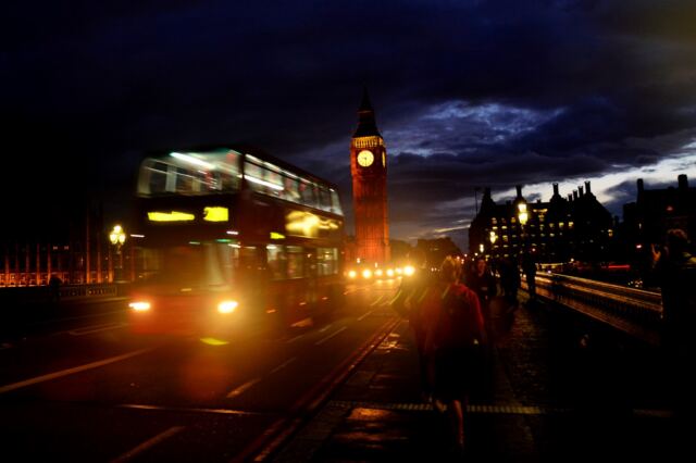 Westminster Bridge - night time