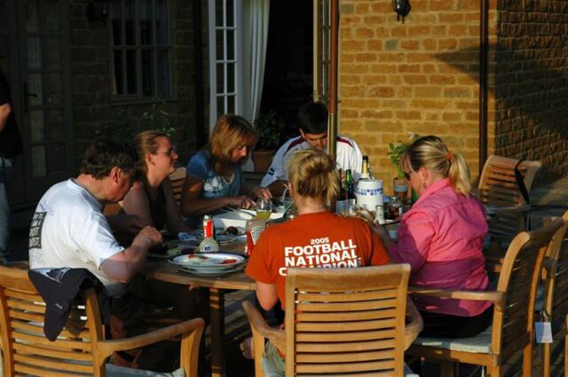 Dinner time at Oakleigh House
