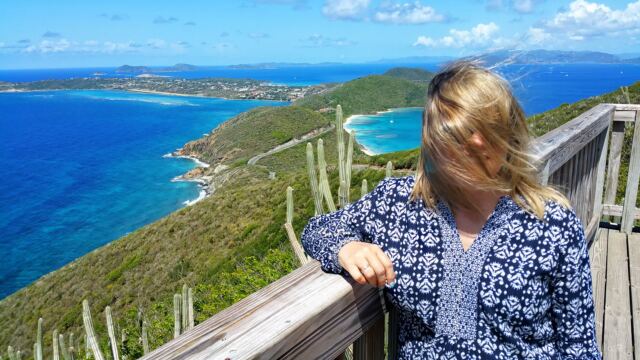 Kathy - Virgin Gorda lookout 2