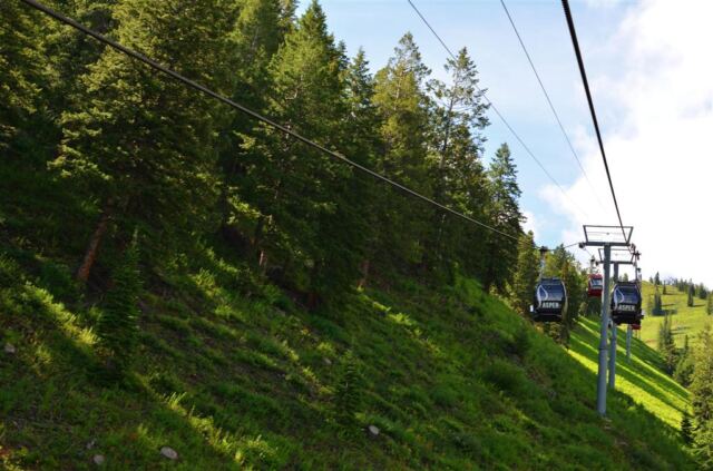 Heading up the hill