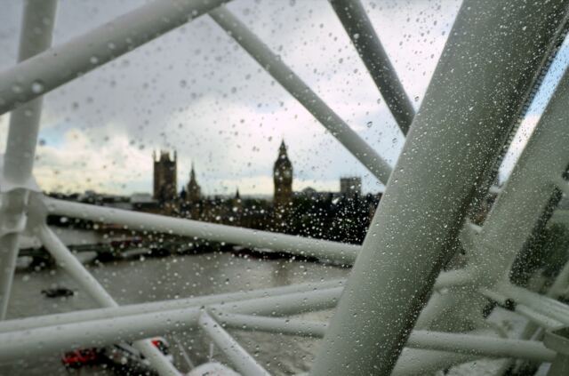 London Eye - rainy rotation