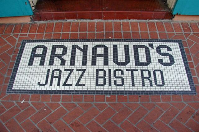 Arnaud's Jazz Bistro entry tile