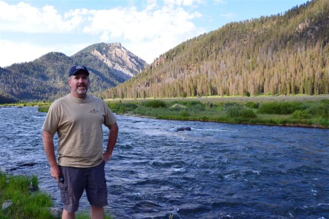 Roger and Earthquake Lake river valley