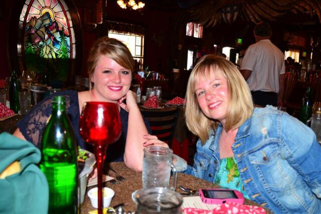 Kathy and Mel are excited for dinner and the show