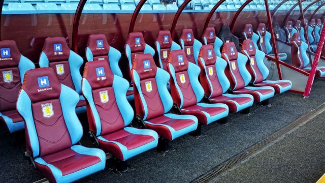 Aston Villa - home dugout