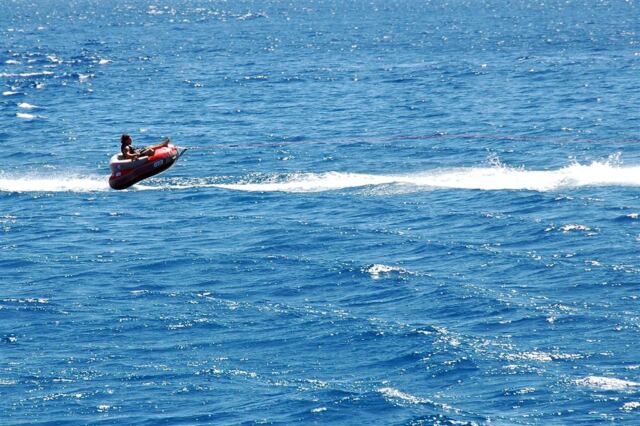 Airborne tube!