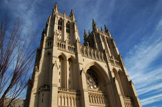 National Cathedral afternoon front