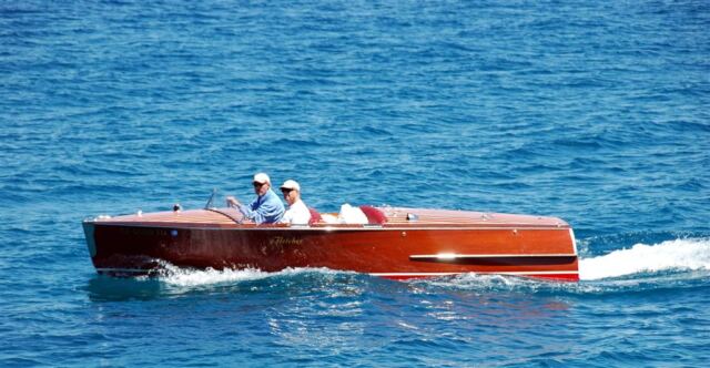 Classic wooden boat
