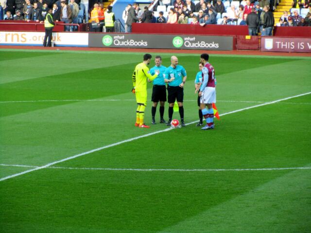 Villa v Spurs - cointoss