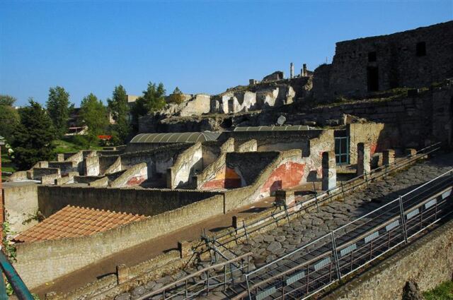 Seaport entrance to Pompeii