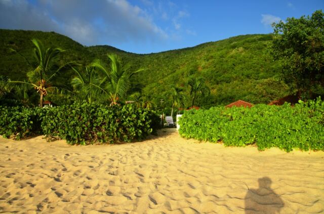 Hills behind the Villa
