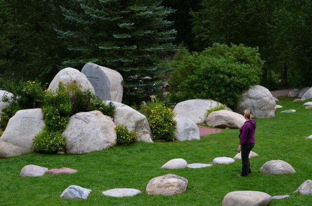 Kathy and John Denver memorial