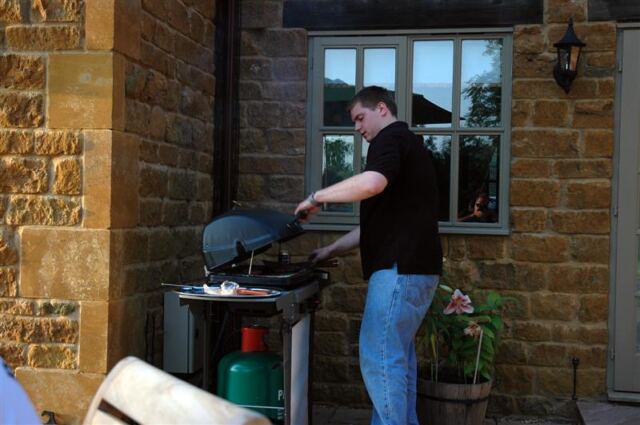 Mark's still grilling!