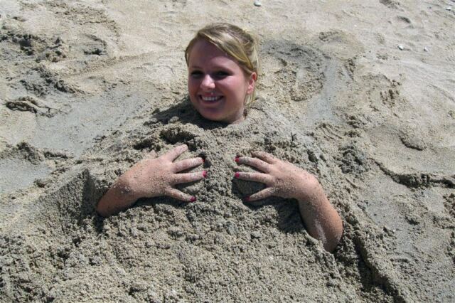 PO - Melanie's in the sand
