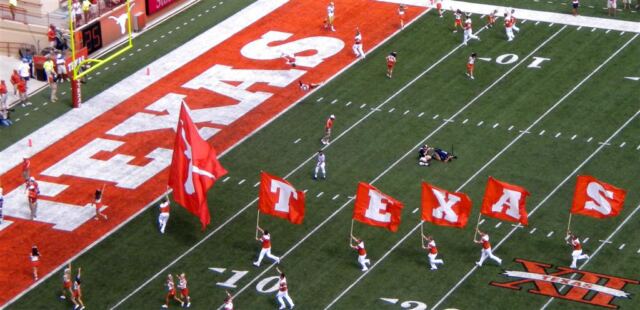 One of the few times we saw this today, and it was pregame